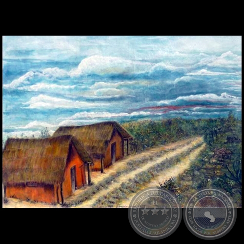 Chaco - Pintura a la témpera - Obra de Vicente González Delgado